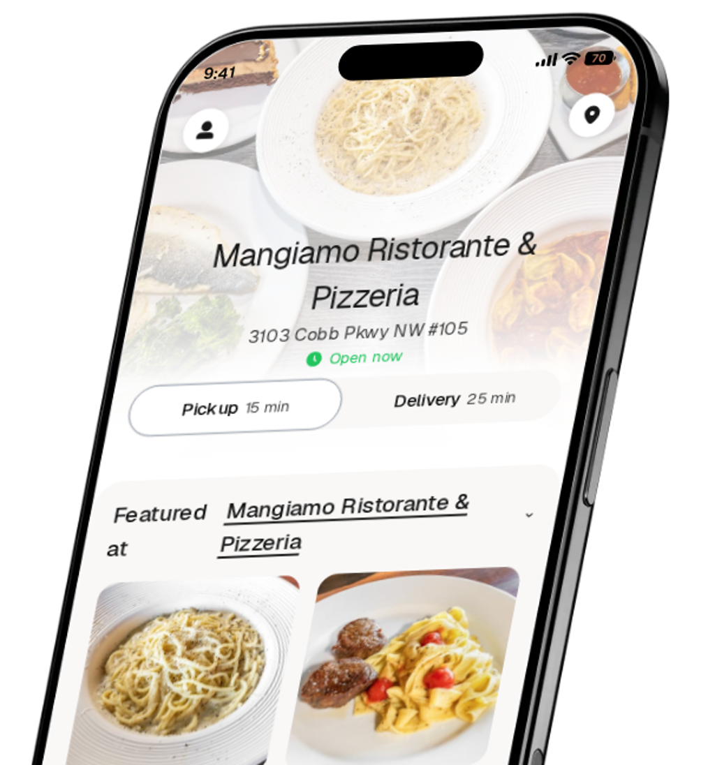 Mangiamo Ristorante & Pizzeria app preview