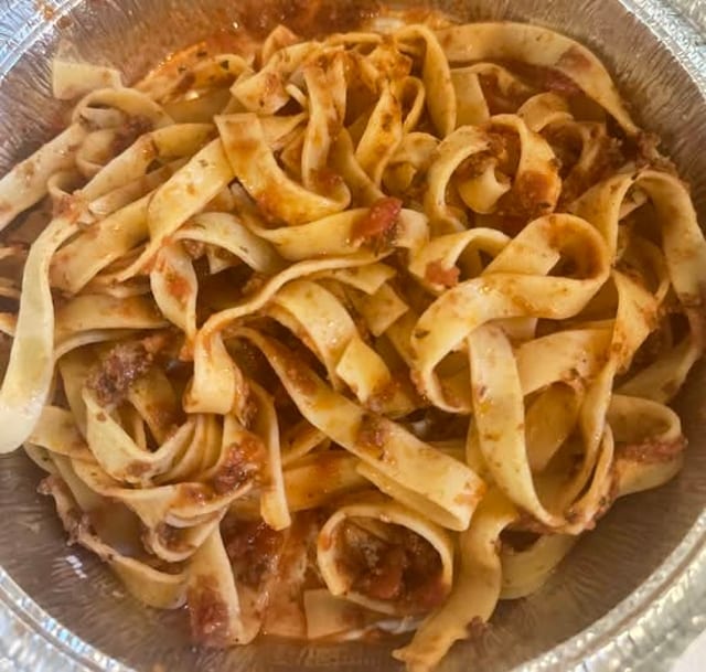 Tagliatelle Alla Bolognese.